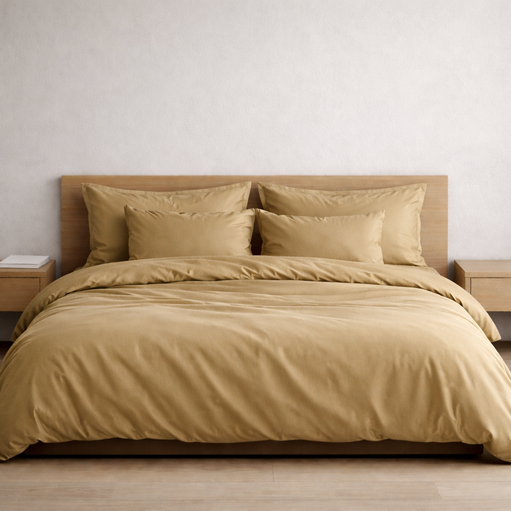 ALVA TENCEL™ Percale Bettwäsche aus 100% Lyocell – Farbe Aurora Glow – Scandi Schlafzimmer